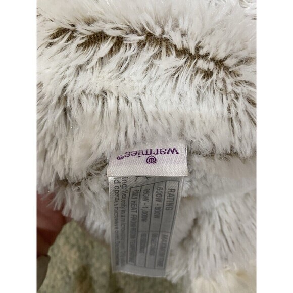 SET (2) Warmies Soothing Therapy Marshmallow & Brown Bear Plushes Microwavable - Picture 4 of 10